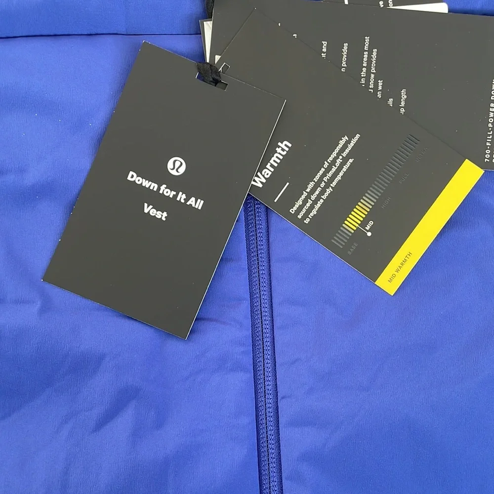 NWT Lululemon Down for It All Vest Psychic Size Large - Picture 6 of 11